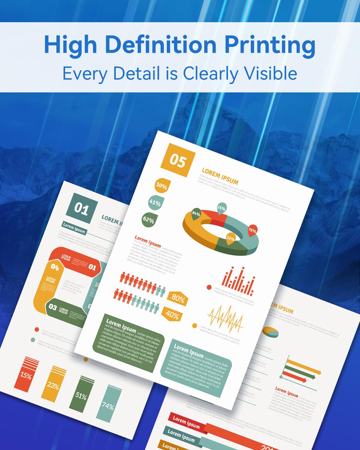 Compatible Brother TN227 Toner Set 4 Pack (BK/C/M/Y)