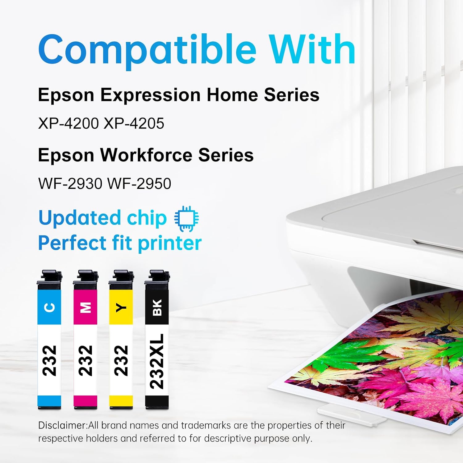Remanufactured Epson 232XL Ink Cartridges Combo Pack 4 Pack (Black, Cyan, Magenta, Yellow)
