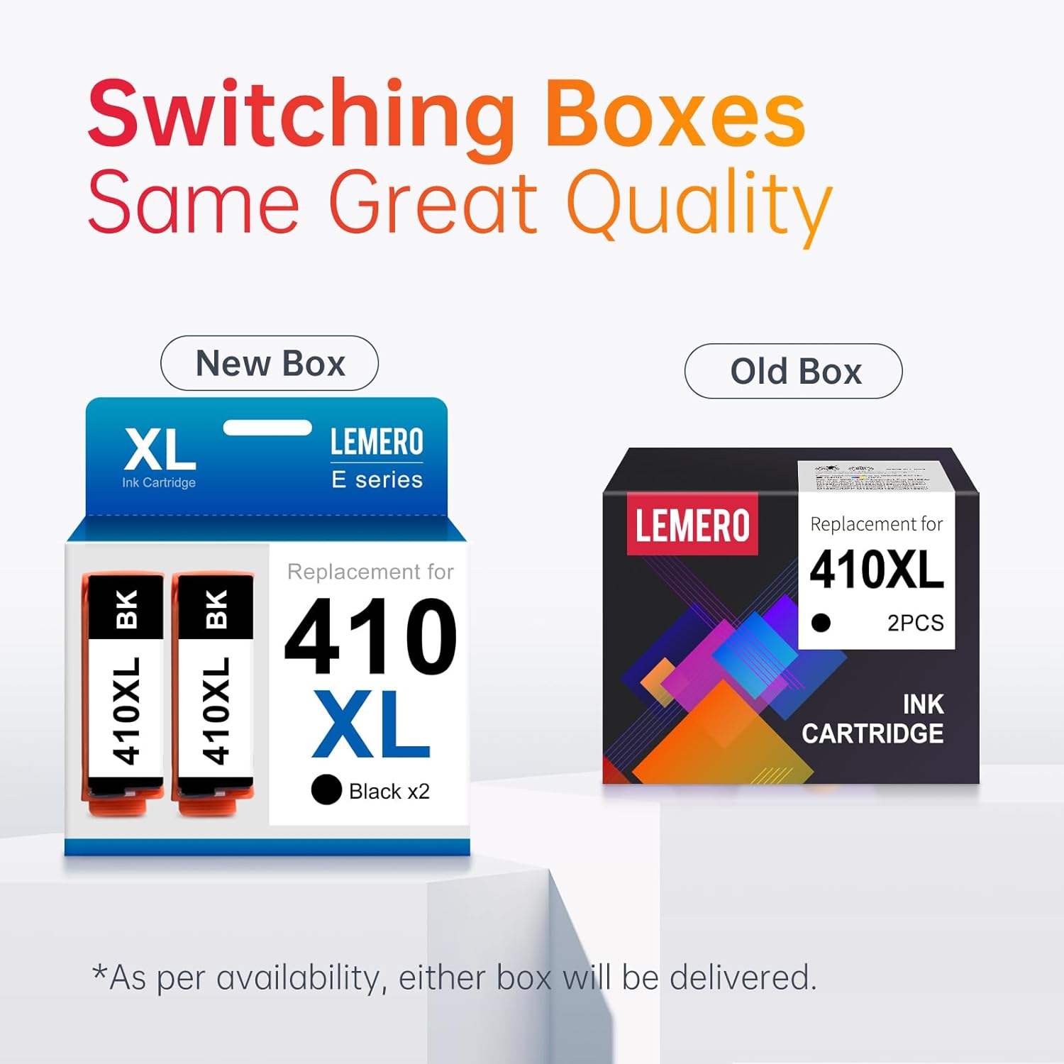 Remanufactured  Epson 410XL Black Ink Cartridge 2 Pack