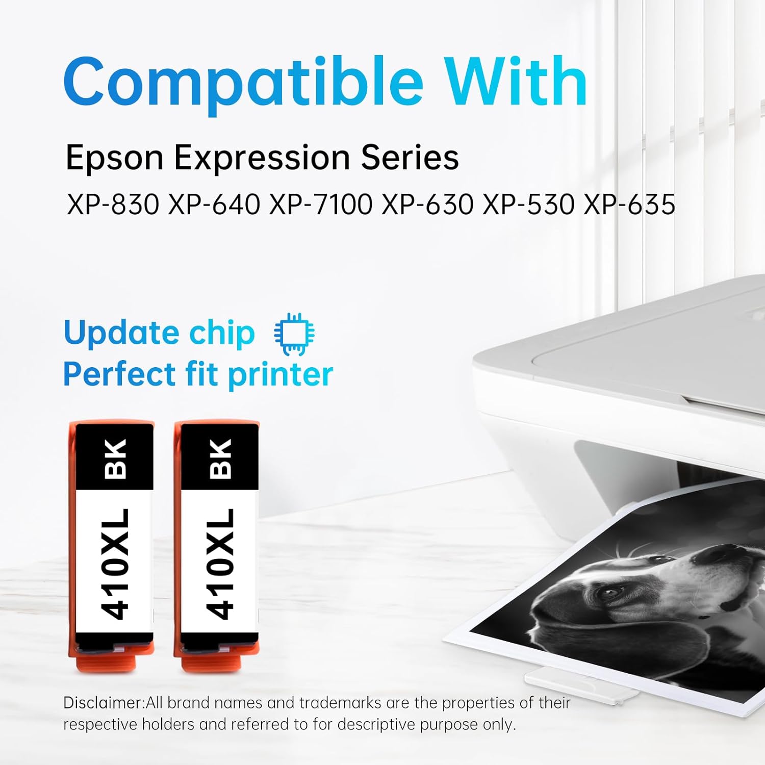 Remanufactured  Epson 410XL Black Ink Cartridge 2 Pack