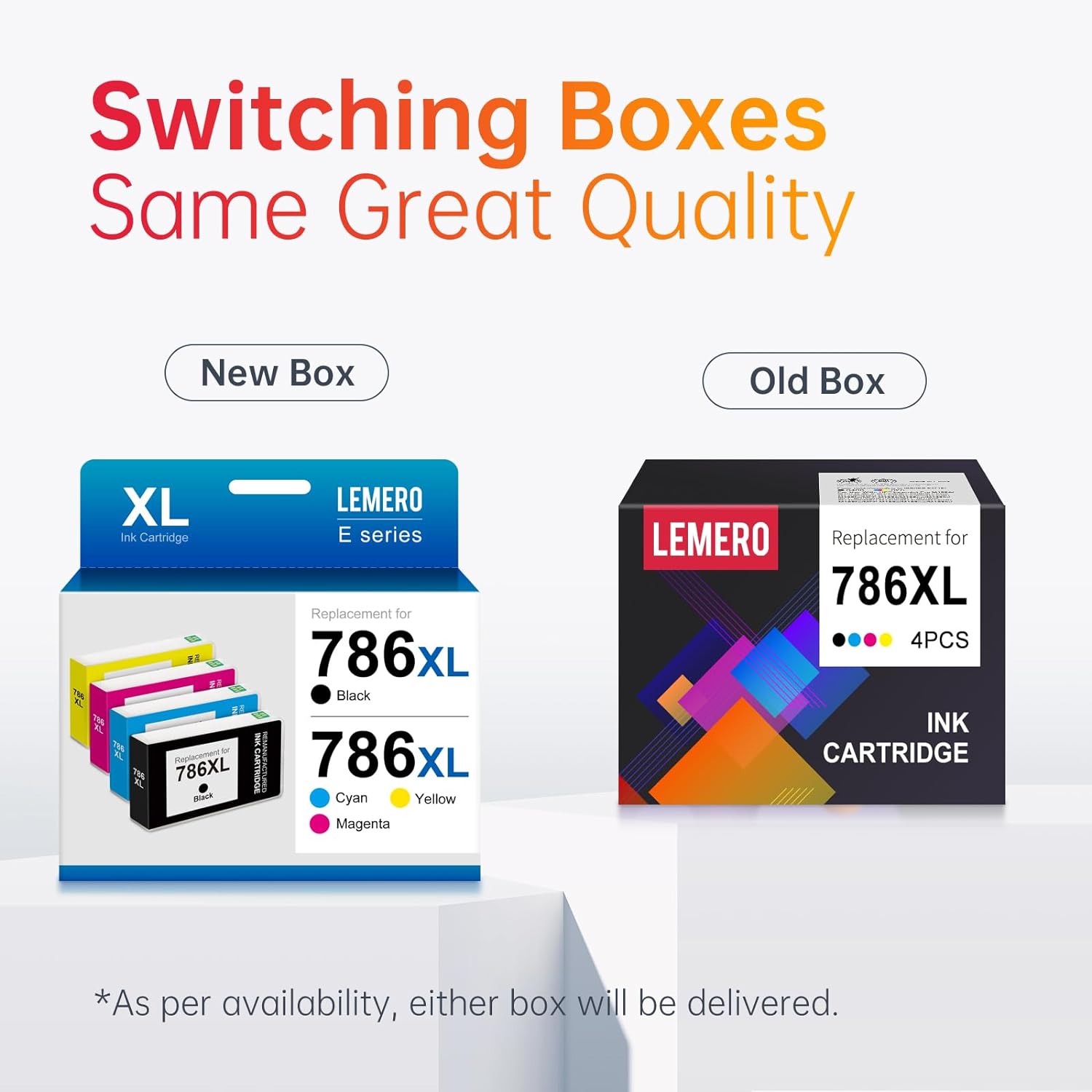 Epson 786XL Ink Cartridges Replacement (Black, Cyan, Magenta, Yellow, 4 Pack)