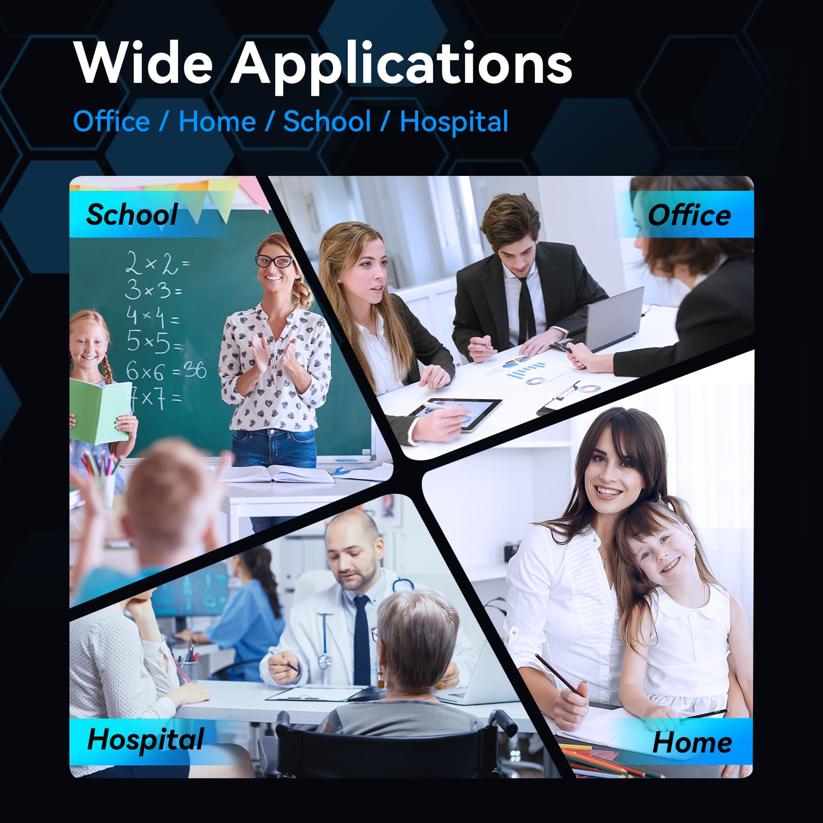 HP 210A Compatible Toner Cartridges Replacement 4 Pack With Chip