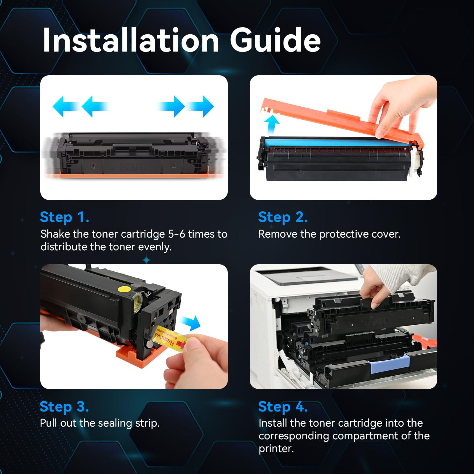 Lemero HP 215A Compatible Toner Cartridge Replacement with Chip