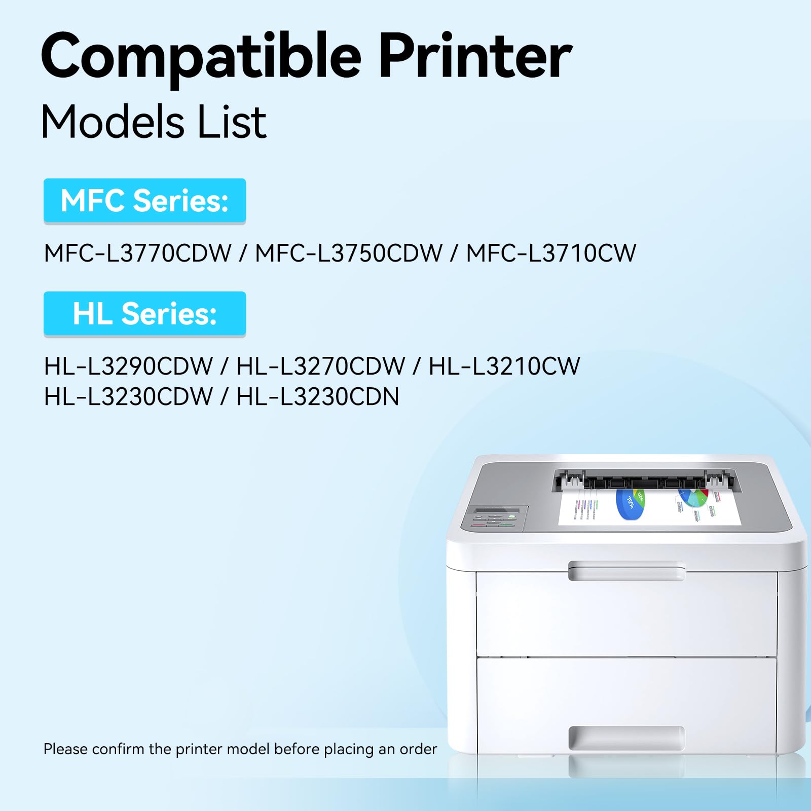LEMERO UEXPECT Brother TN227 Toner Compatible Toner Cartridge 4-Pack