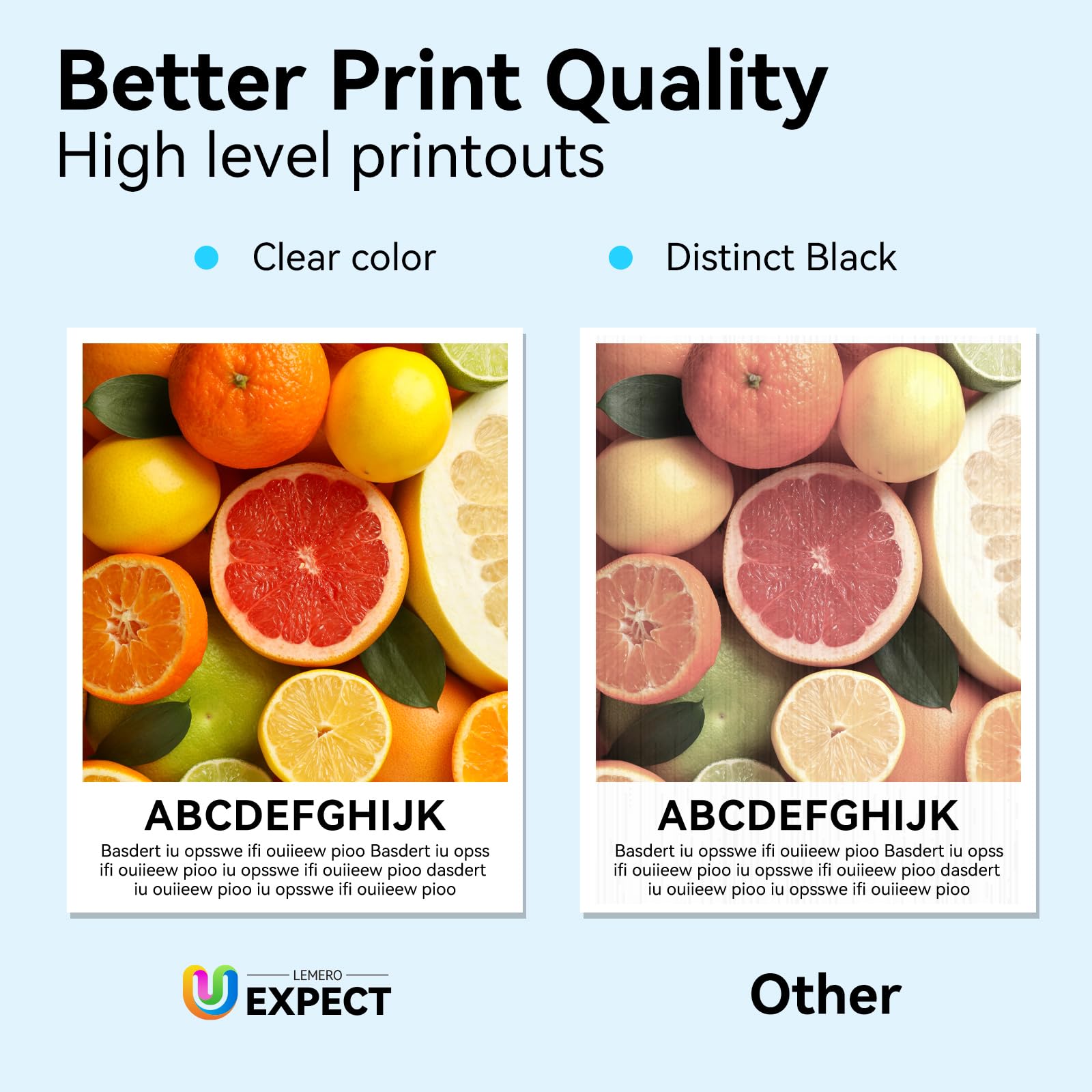 LEMERO UEXPECT Brother TN227 Toner Compatible Toner Cartridge 4-Pack