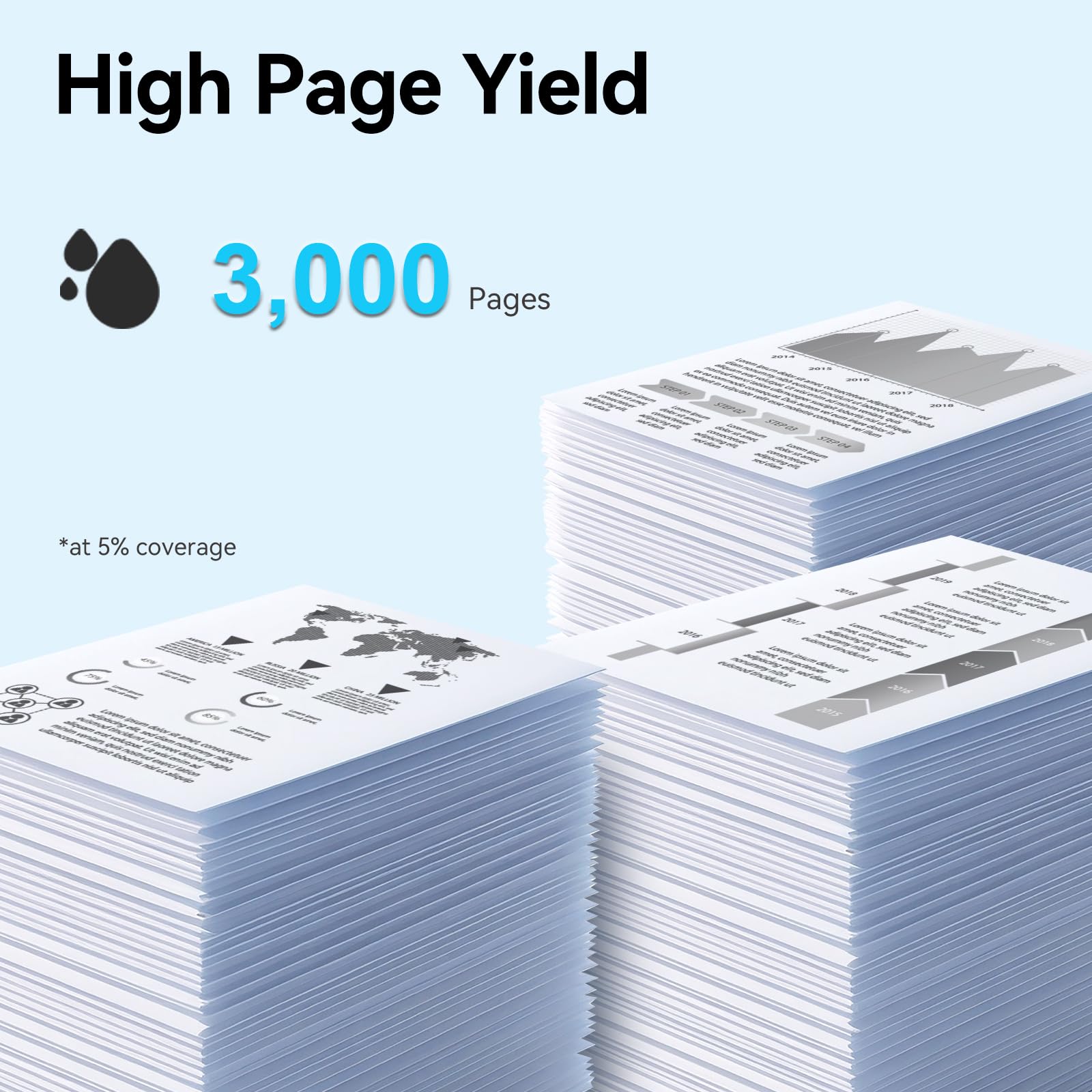 Brother TN760 2 Pack Compatible Toner Cartridges