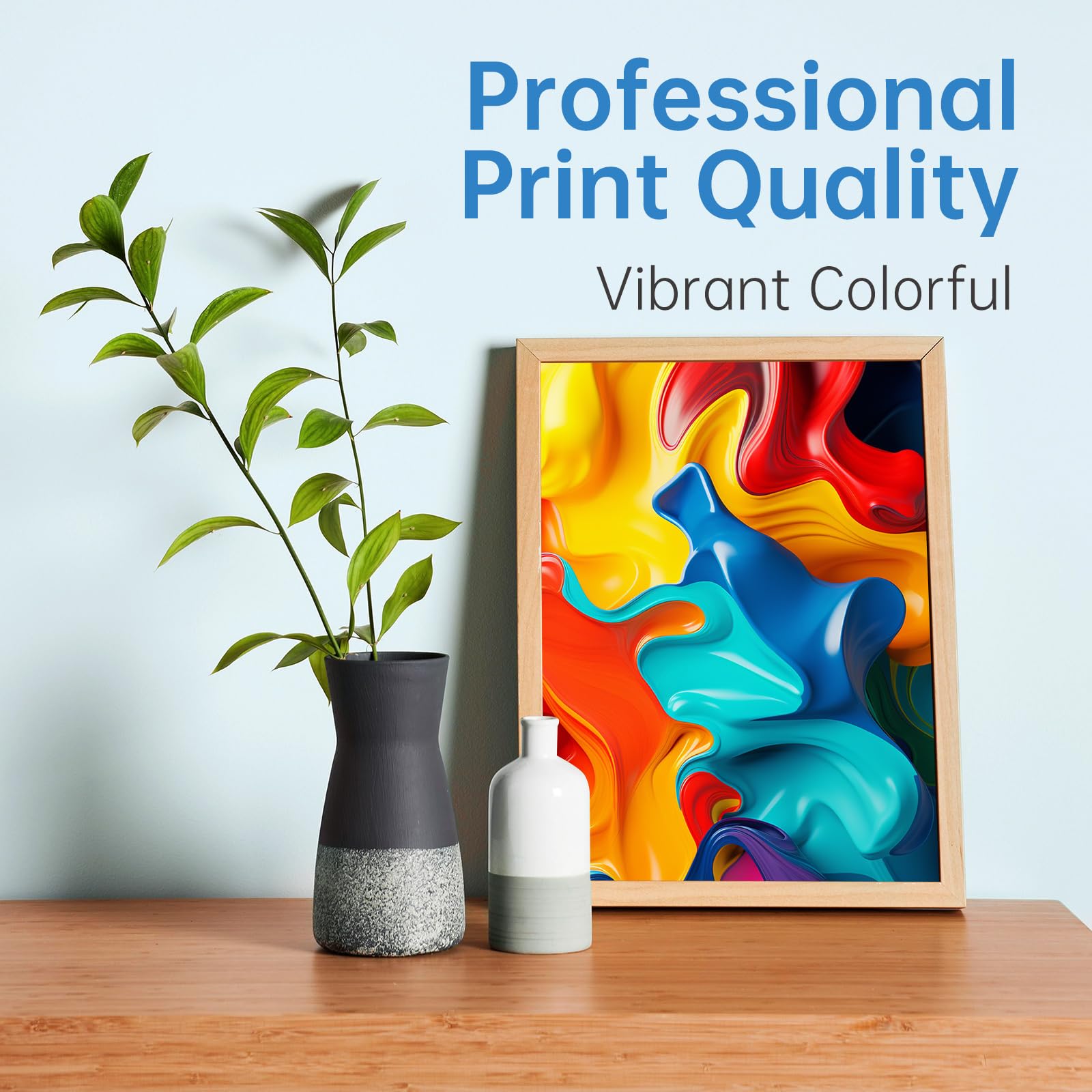 Professional print quality with vibrant and colorful results from LEMERO ink cartridges