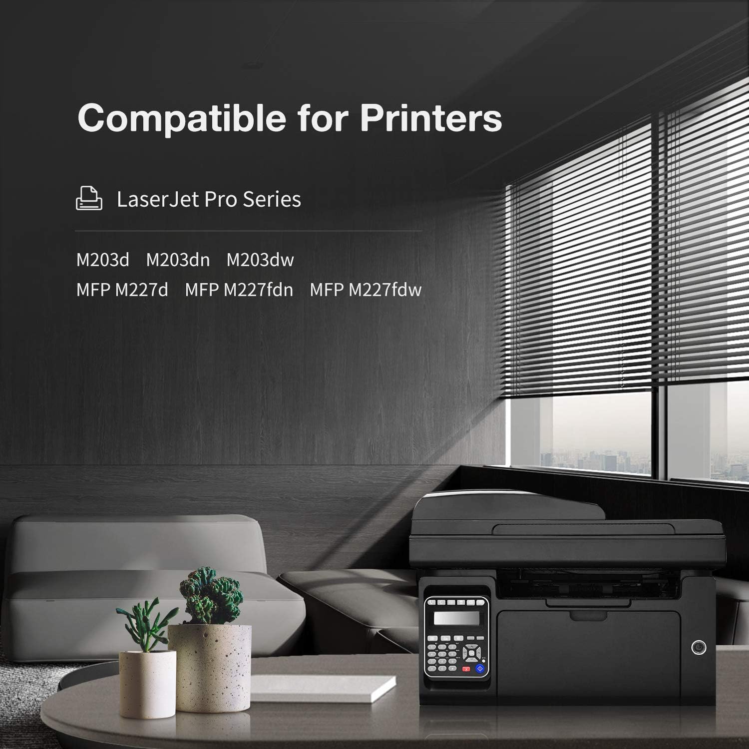 Compatible HP 30X Toner Cartridge (Black, 2-Pack)