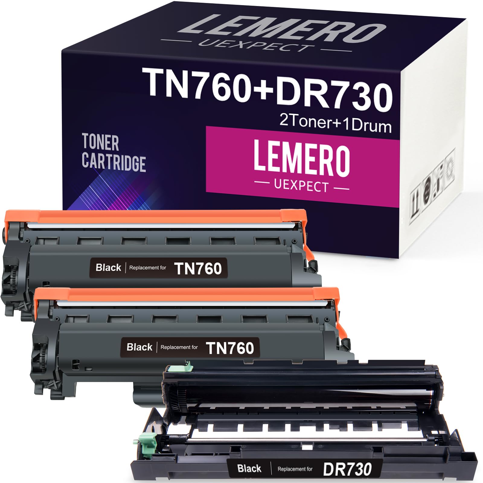 Compatible TN760 DR730 Toner Cartridge Replacement